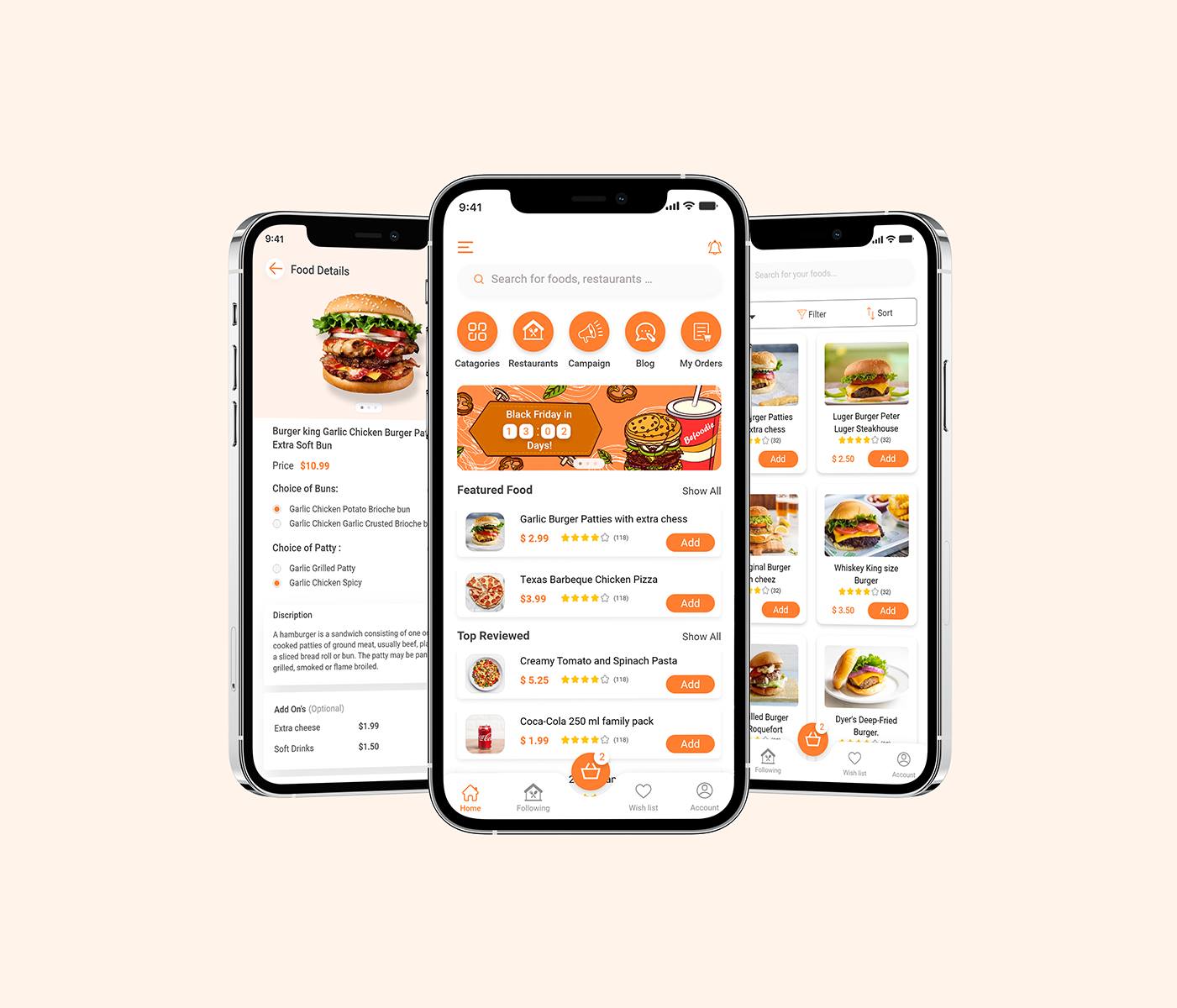Be Foodie mobile app
